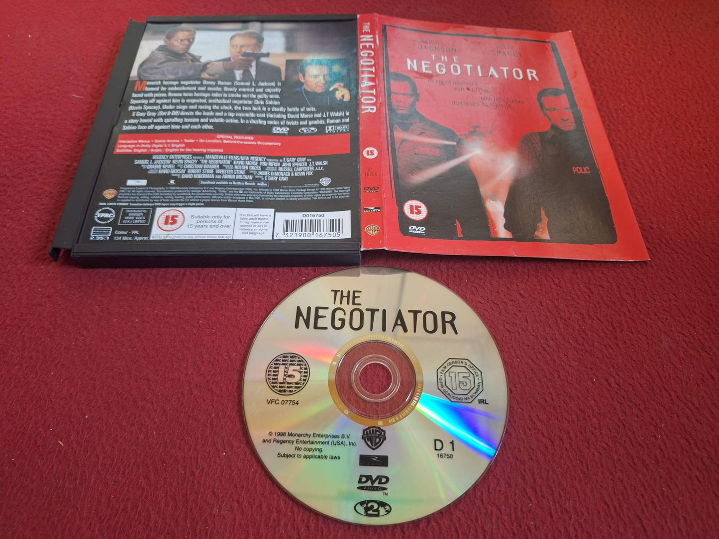 THE NEGOTIATOR  [ SNAPCASE ] DVD
