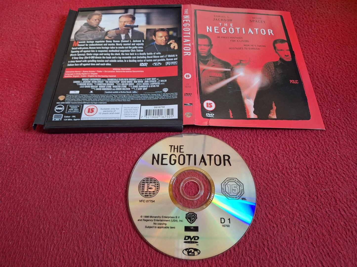 THE NEGOTIATOR [ SNAPCASE ] DVD