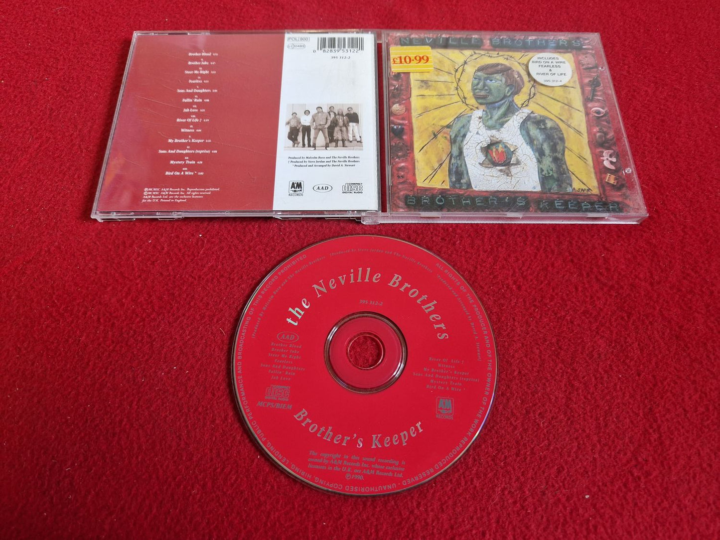 THE NEVILLE BROTHERS - BROTHER'S KEEPER till CD