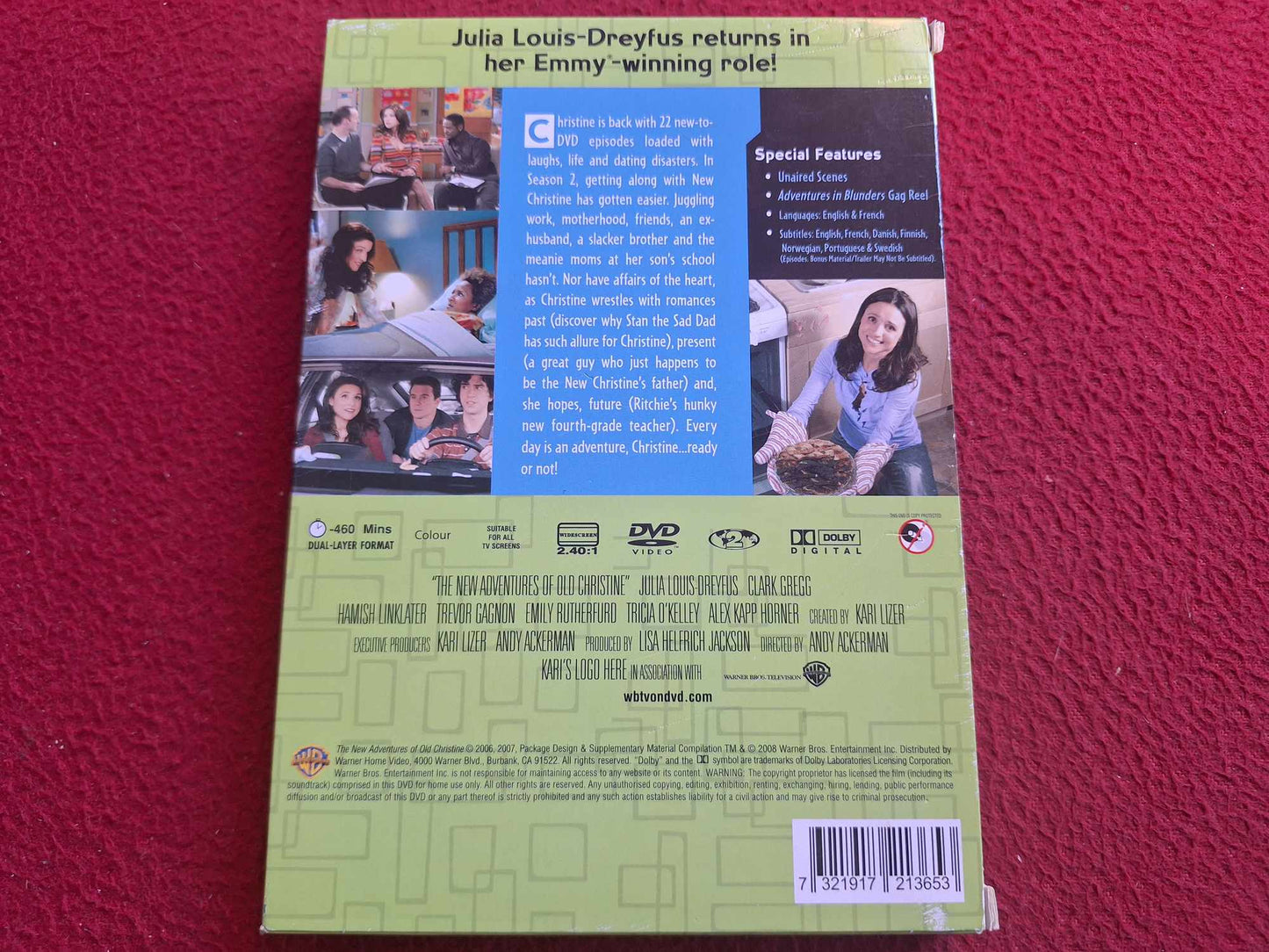 THE NEW ADVENTURES OF OLD CHRISTINE SEASON 2 BOX DVD