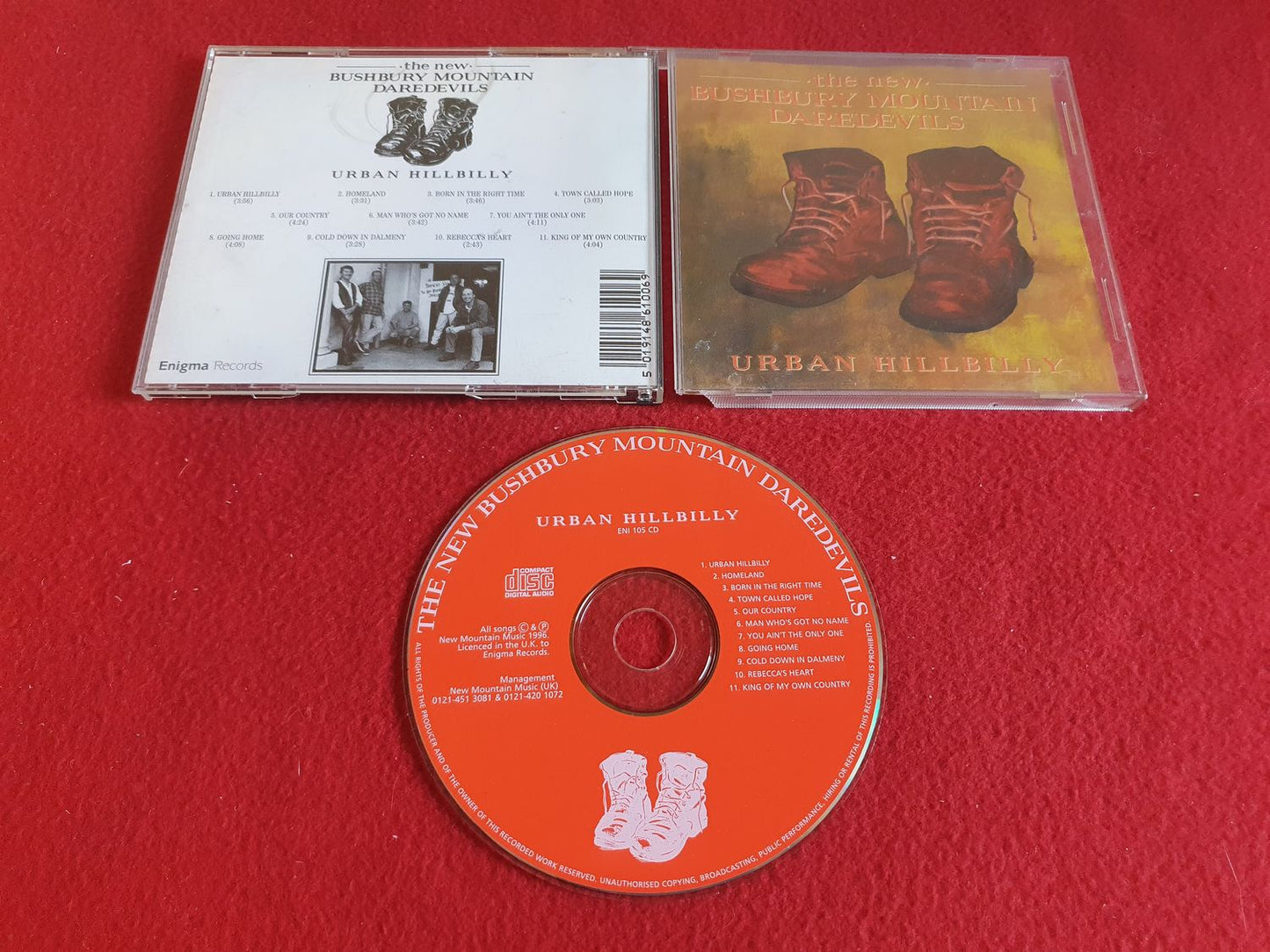 THE NEW BUSHBURY MOUNTAIN DAREDEVILS URBAN HILLBILLY till CD