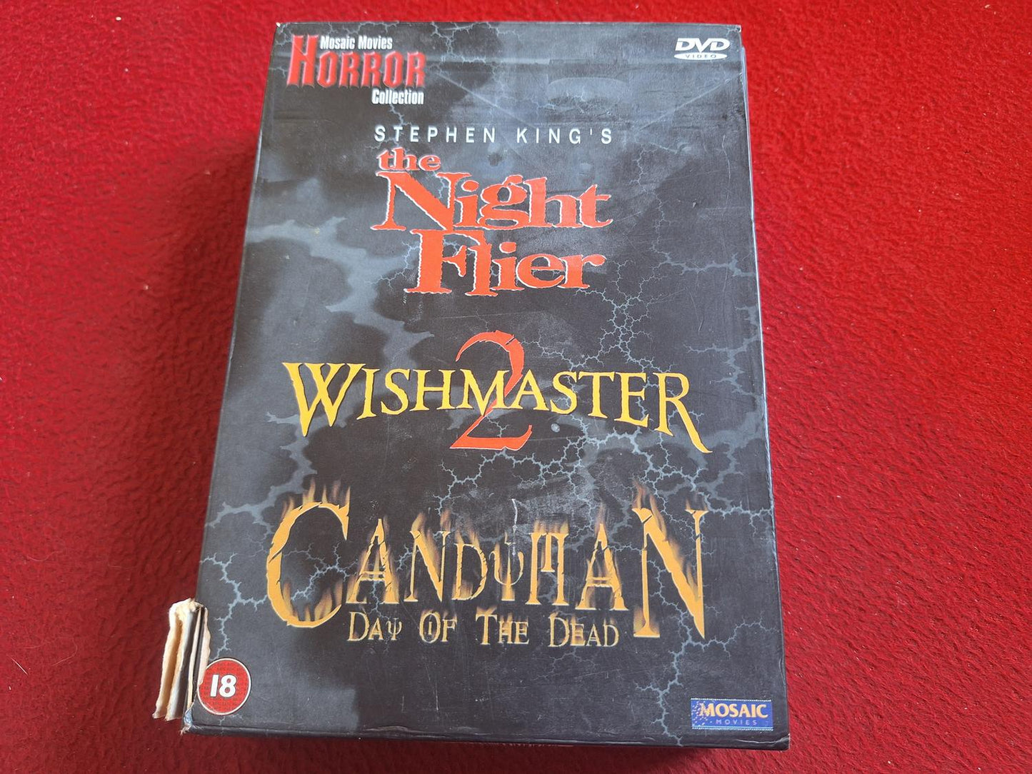 THE NIGHT FLIER / WISHMASTER 2 / CANDYMAN DAY OF THE DEAD BOX DVD