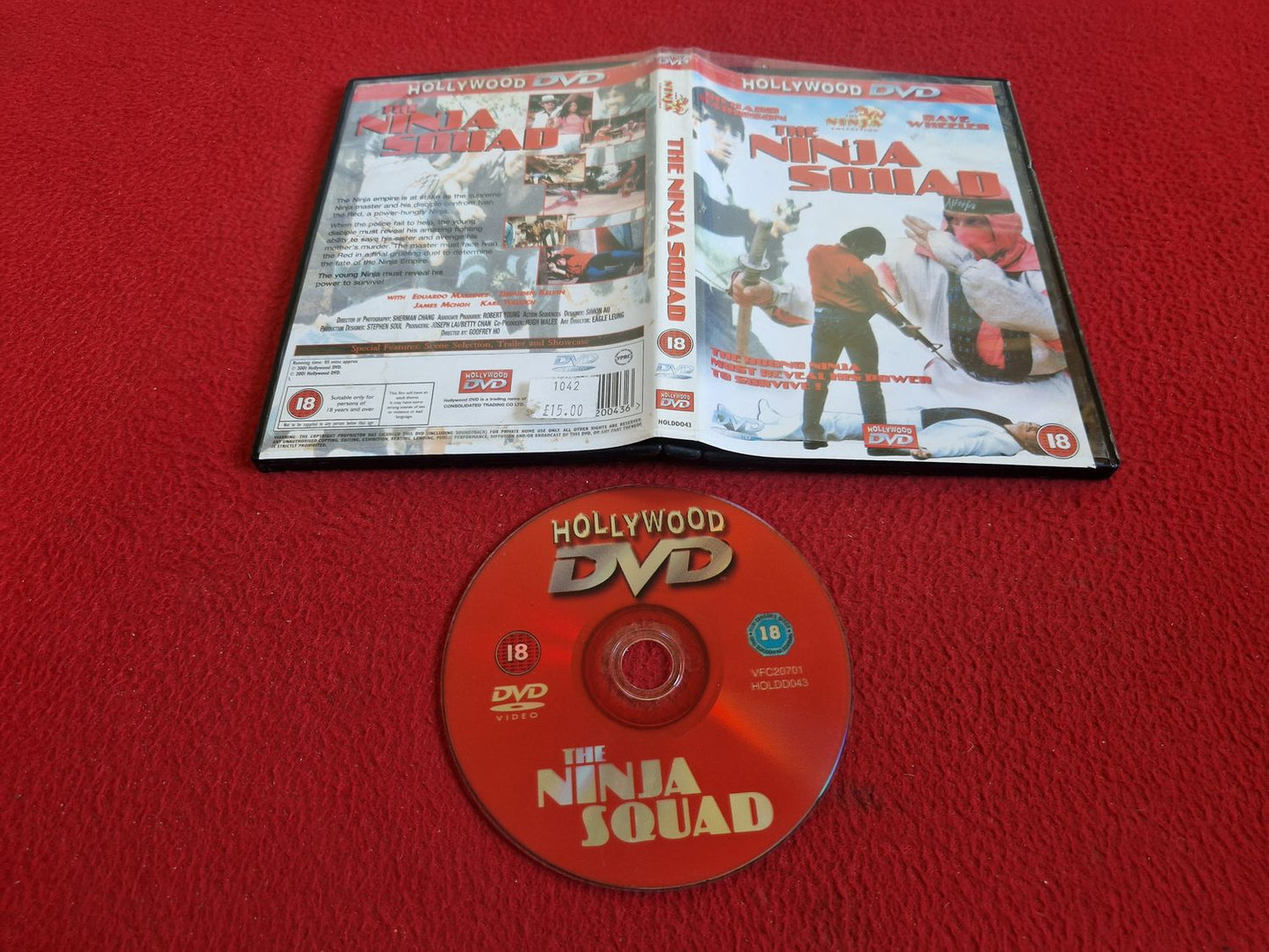 THE NINJA SQUAD DVD