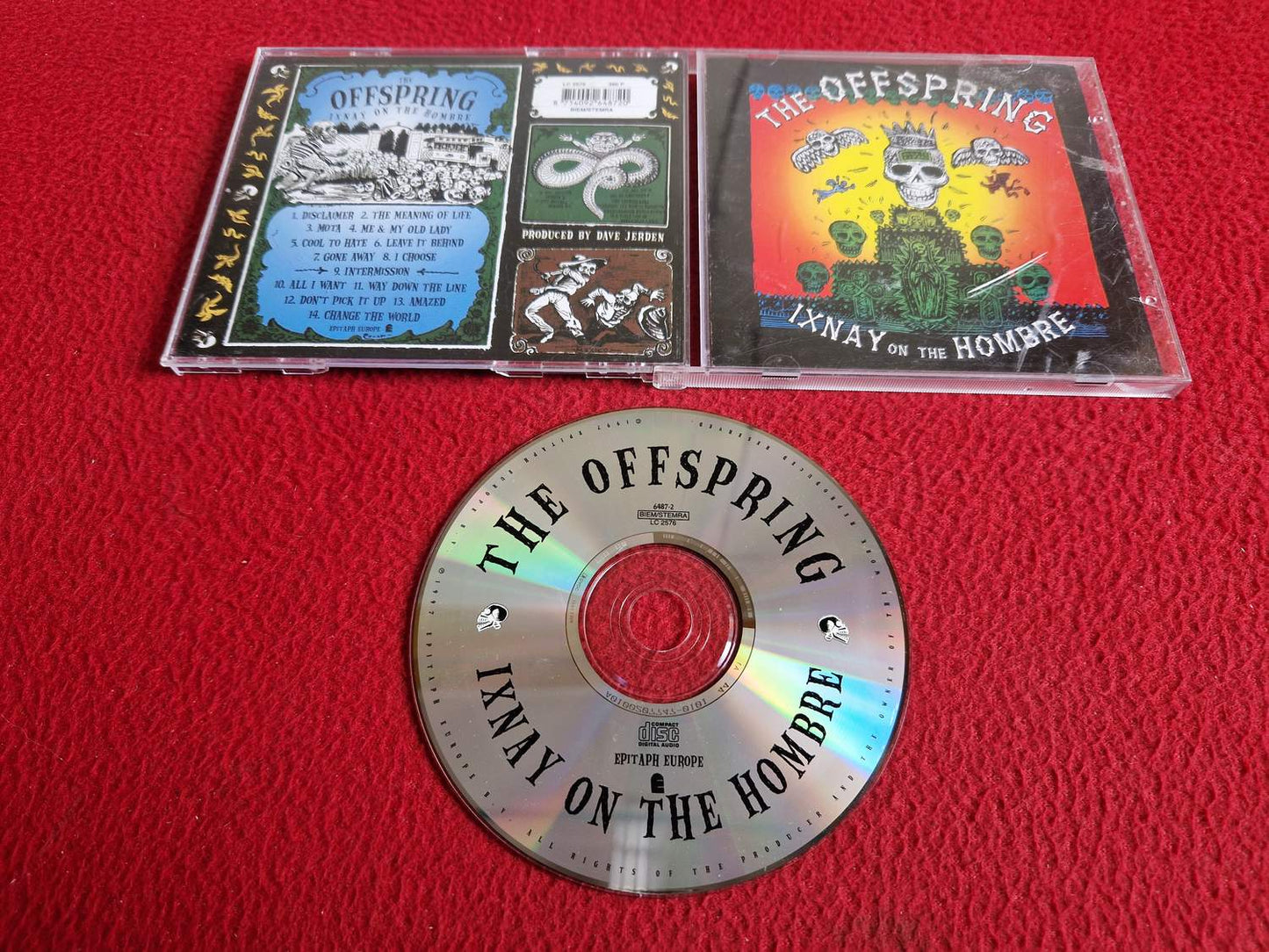 THE OFFSPRING IXNAY ON THE HOMBRE CD