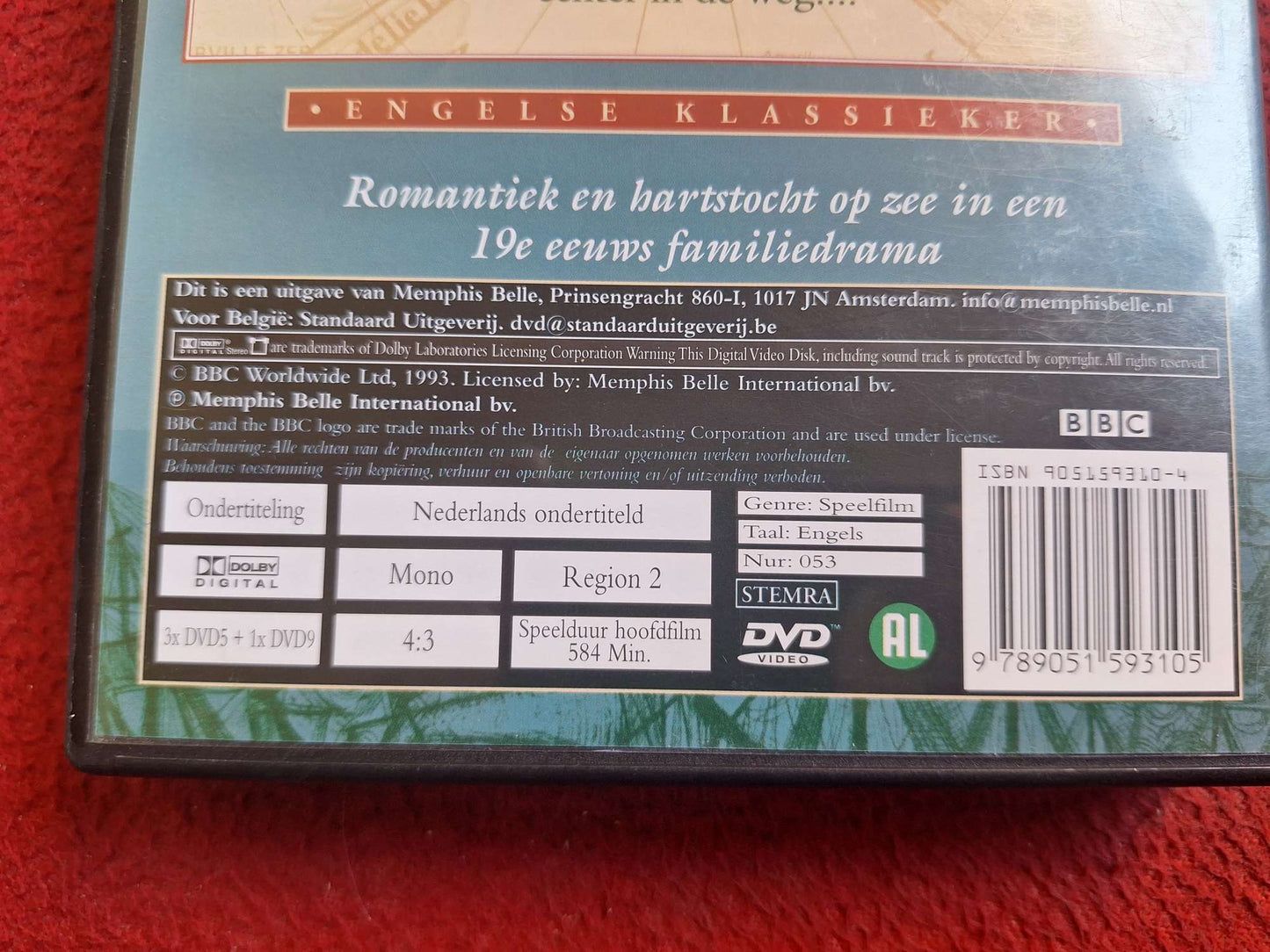 THE ONEDIN LINE SERIES 2 [ HOLLÄNDSK UTGÅVA ENGELSKT TAL ] BOX DVD