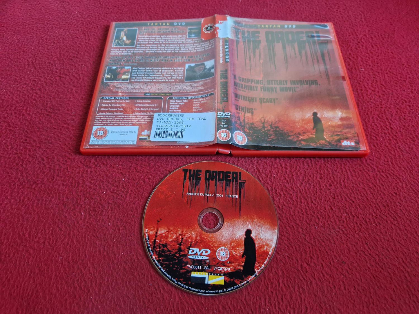 THE ORDEAL [ FRANSKT TAL ENGELSK TEXT ] DVD