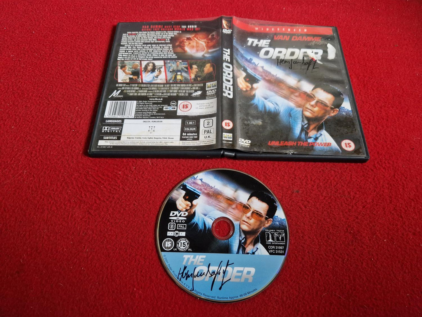 THE ORDER [ VAN DAMME ] DVD