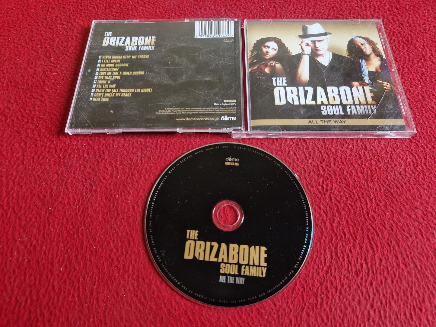 THE ORIZABONE SOUL FAMILY ALL THE WAY CD