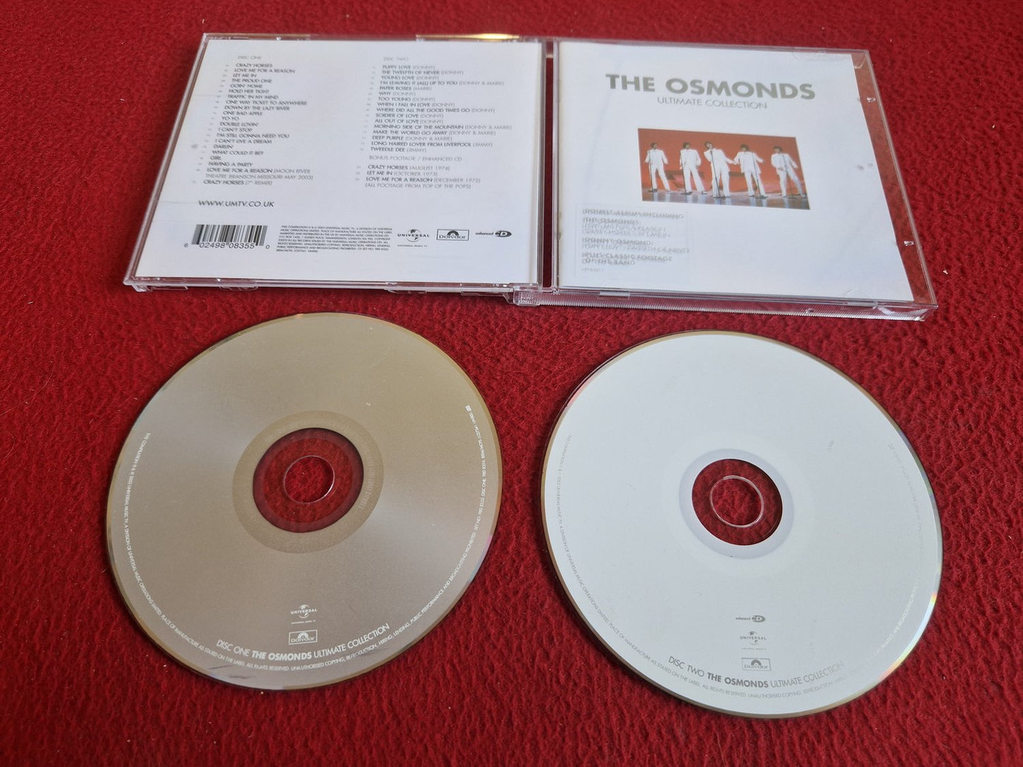 THE OSMONDS ULTIMATE COLLECTION CD