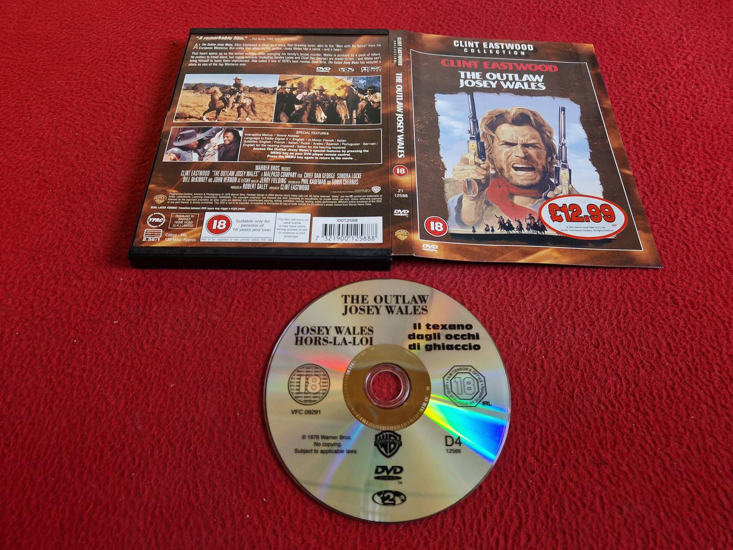 THE OUTLAW JOSEY WALES [ SNAPCASE ] DVD