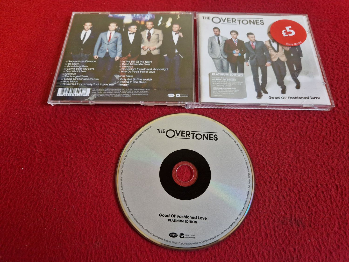THE OVERTONES GOOD OL' FASHIONED LOVE CD