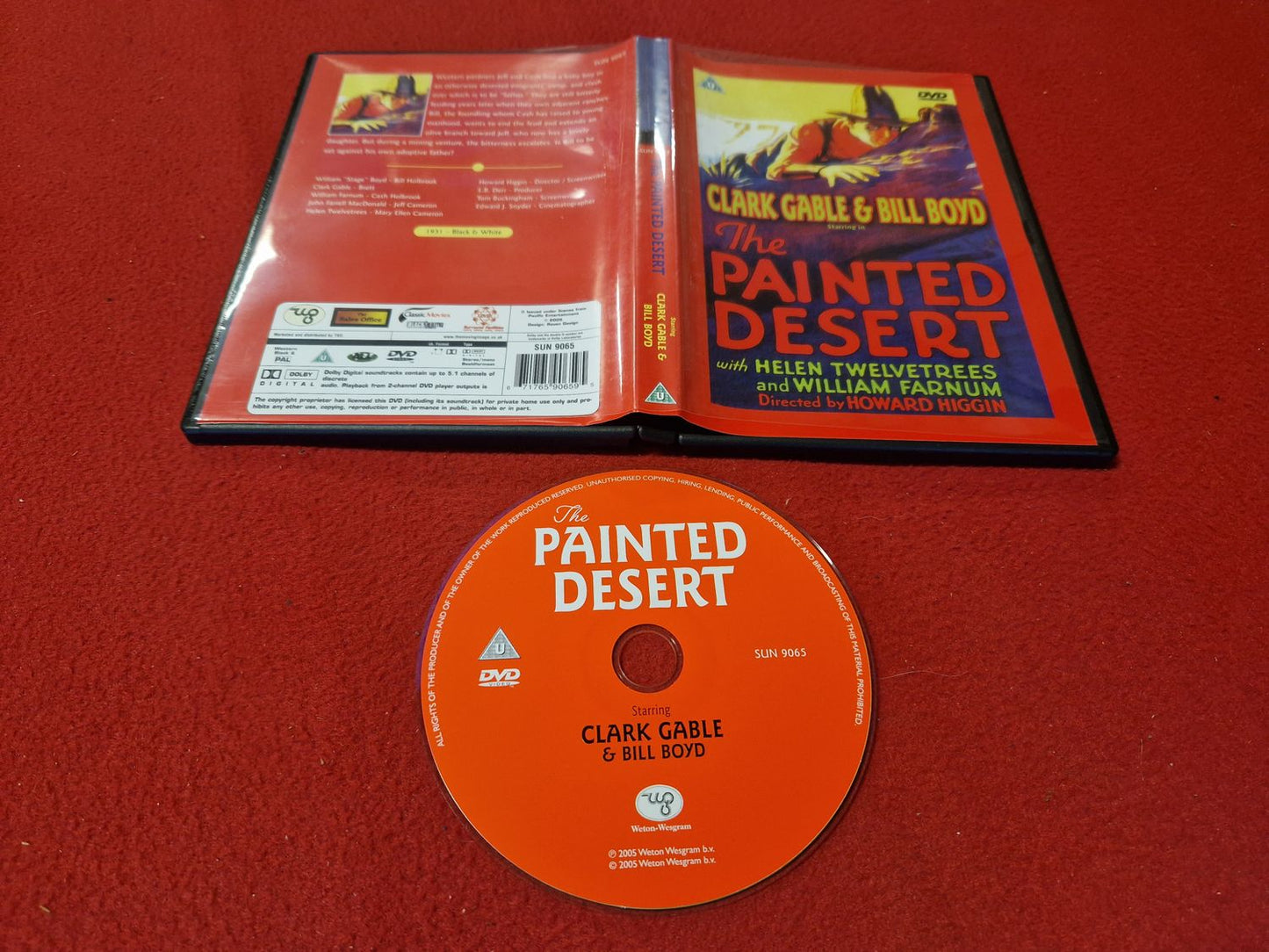 THE PAINTED DESERT [ CLARK GABLE / BILL BOYD ] till DVD