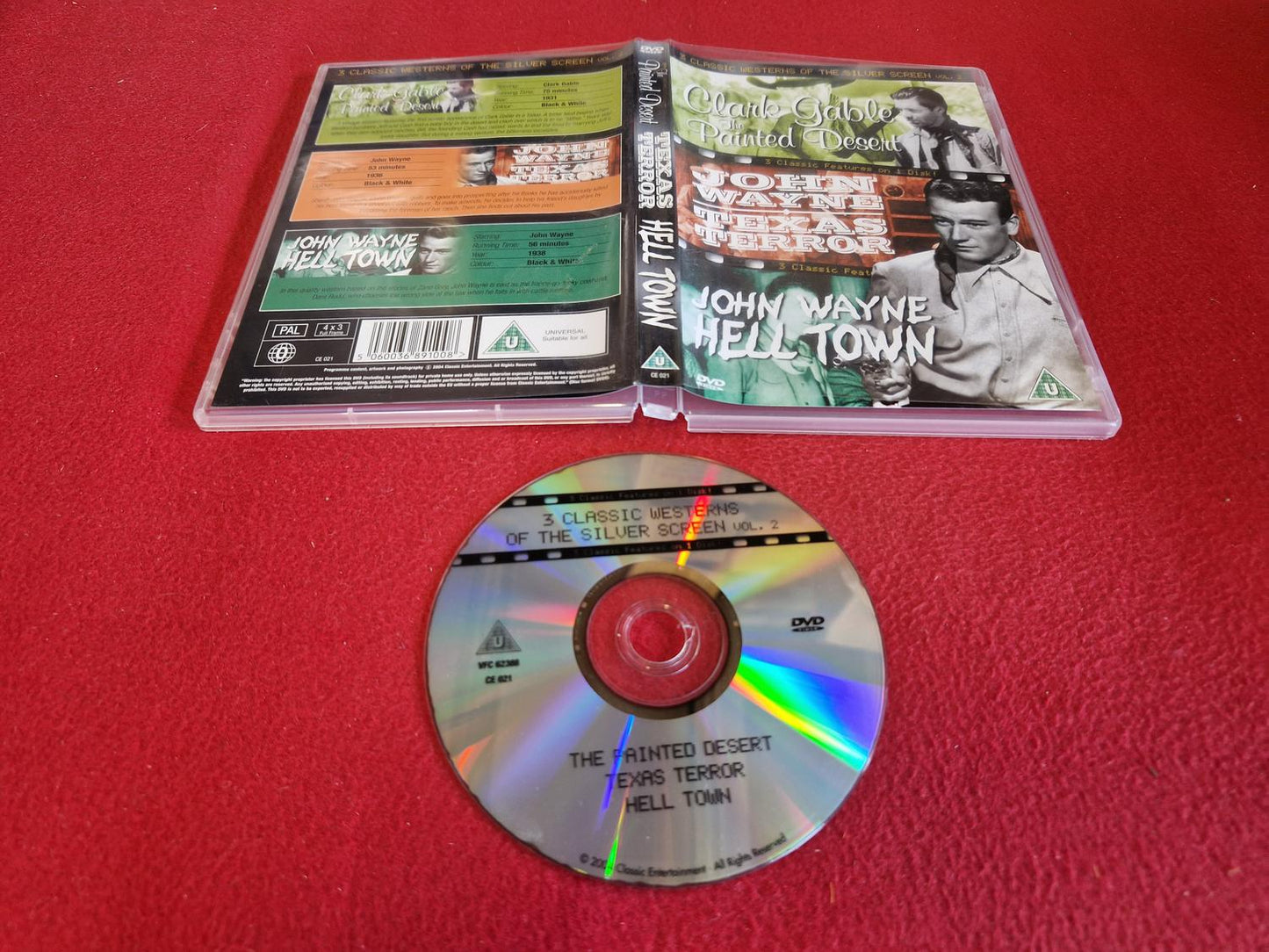 THE PAINTED DESERT / TEXAS TERROR / HELL TOWN [ JOHN WAYNE ] till DVD