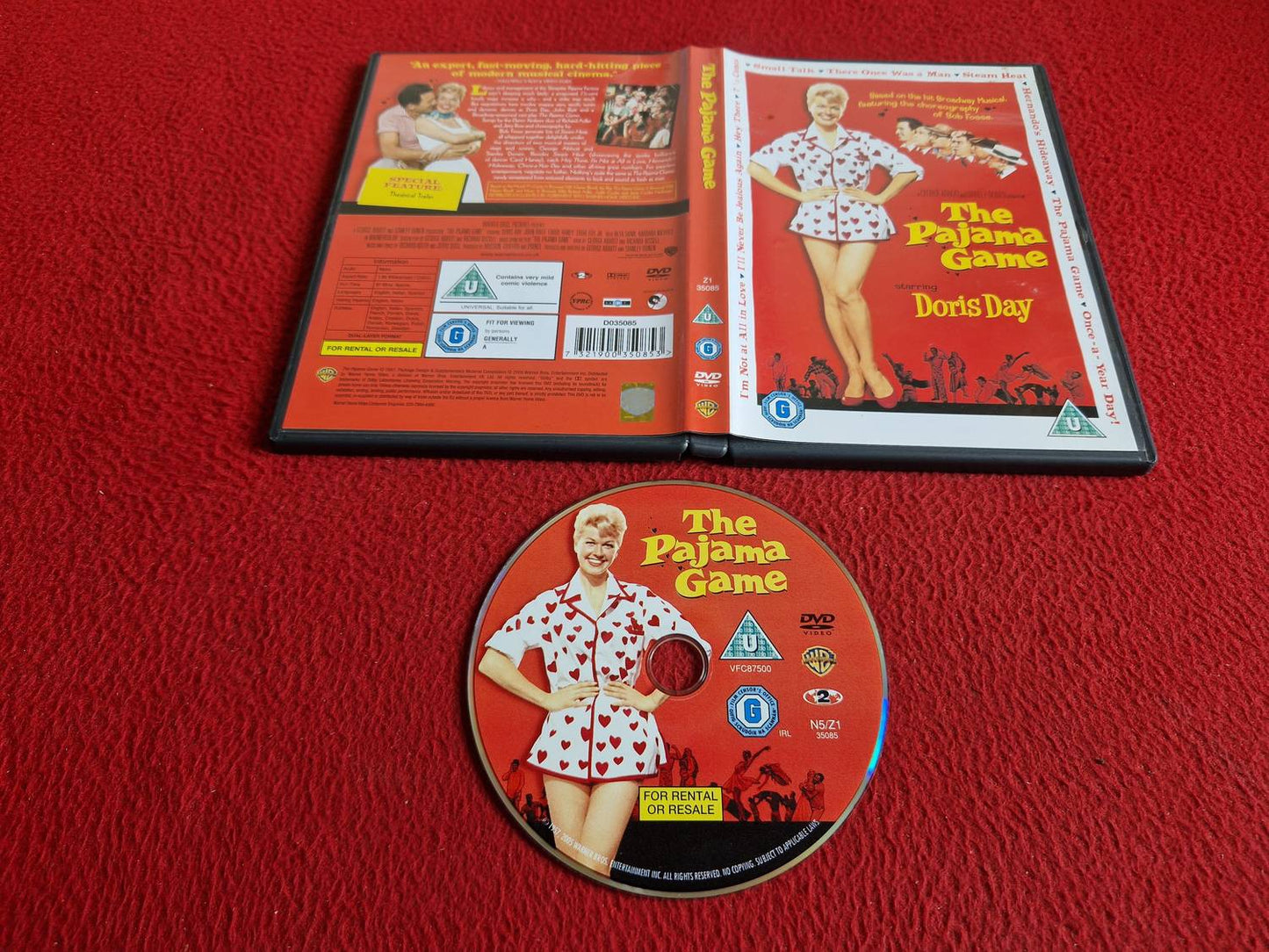 THE PAJAMA GAME [ SVENSK TEXT ] DVD