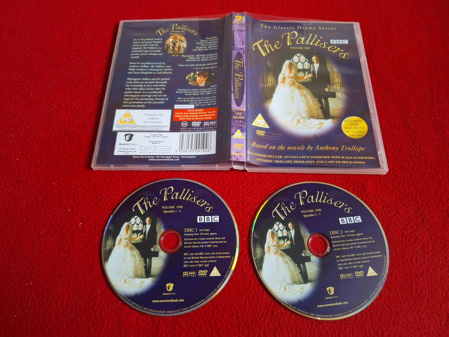 THE PALLISERS VOLUME 1 DVD