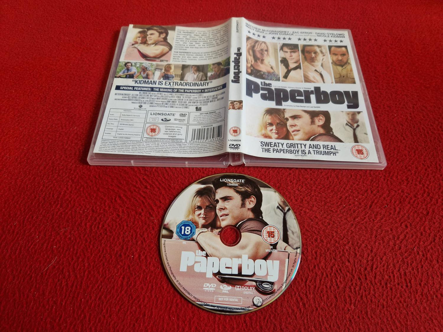 THE PAPERBOY [ VATTENSKADA OMSLAG SE BILD ] DVD