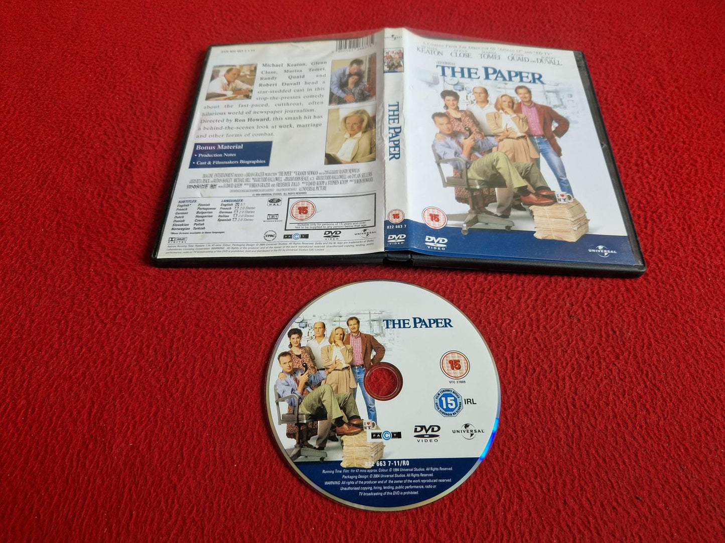 THE PAPER DVD