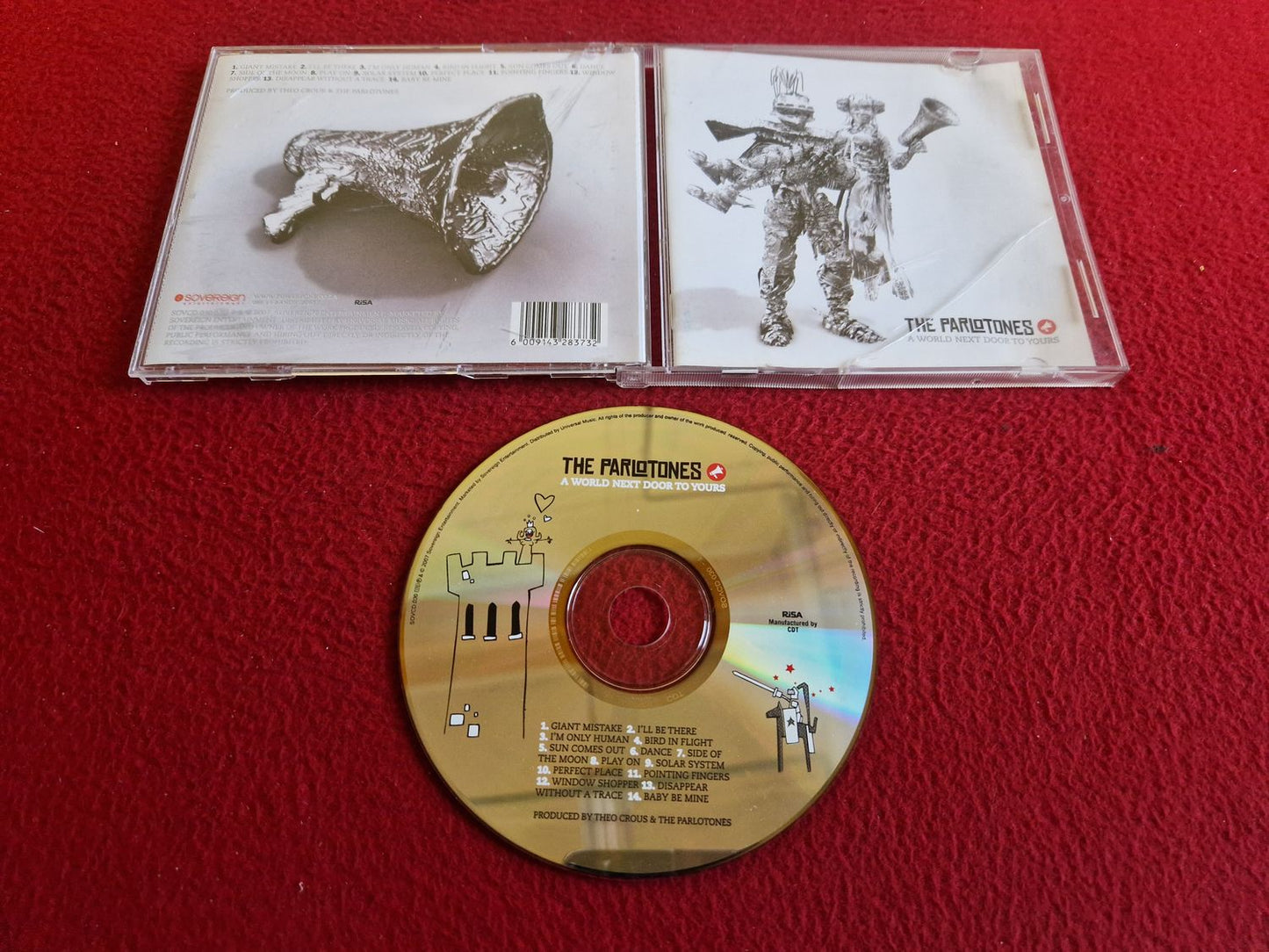 THE PARLOTONES A WORLD NEXT DOOR TO YOURS CD