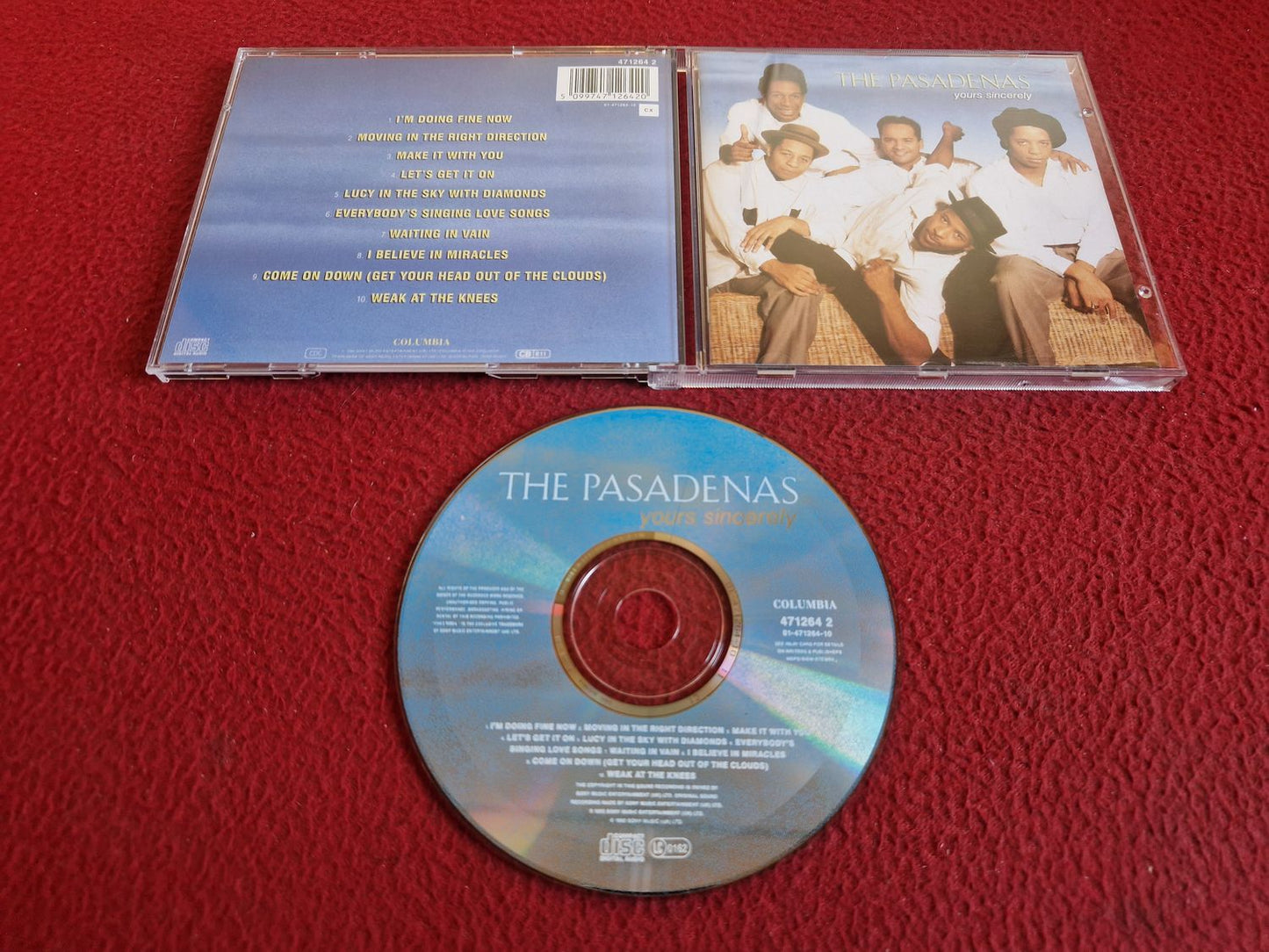THE PASADENAS YOURS SINCERELY CD