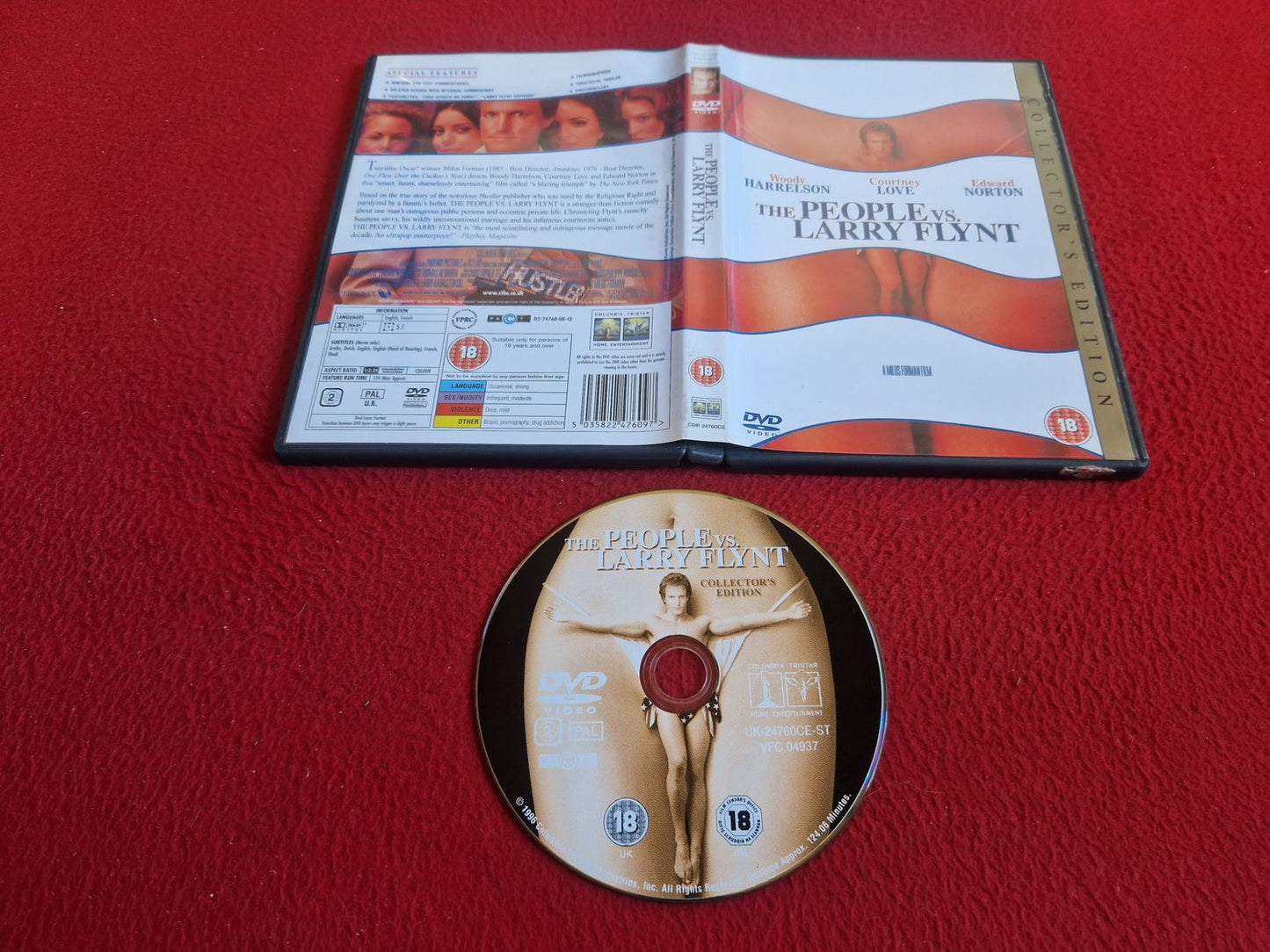 THE PEOPLE VS. LARRY FLYNT DVD