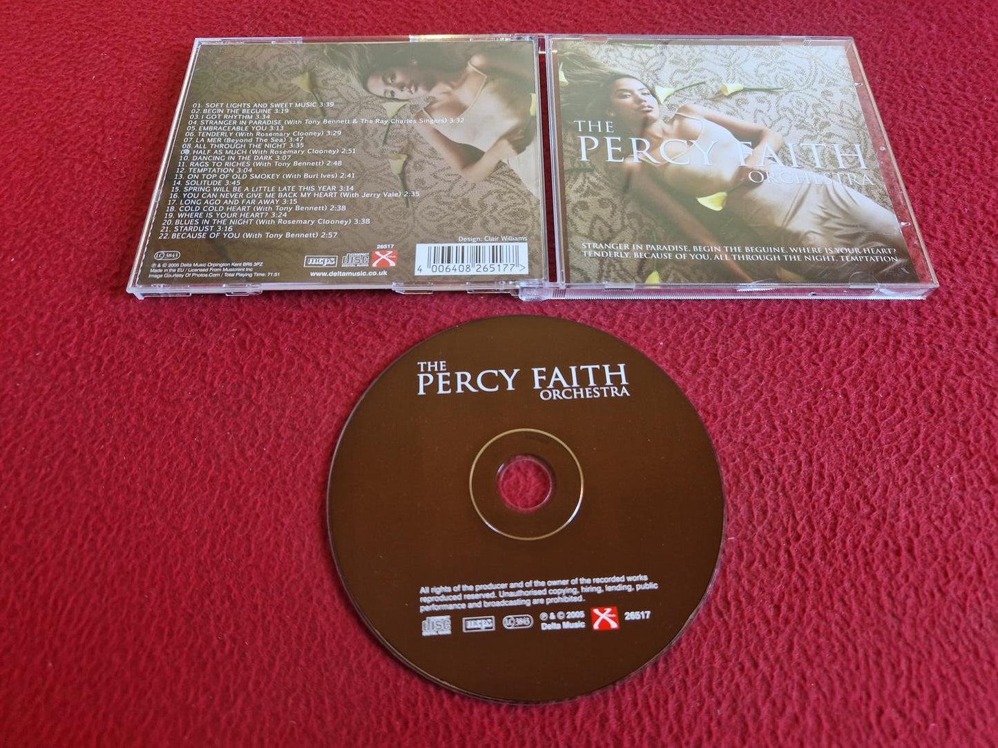 THE PERCY FAITH ORCHESTRA CD