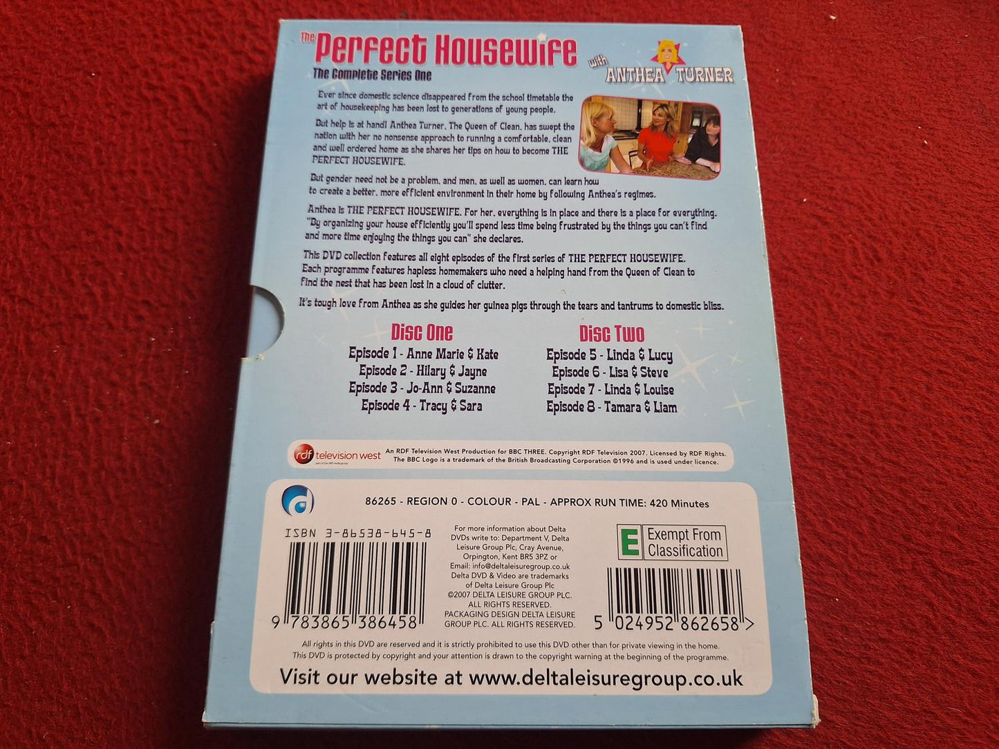 THE PERFECT HOUSEWIFE SERIES 1 BOX DVD
