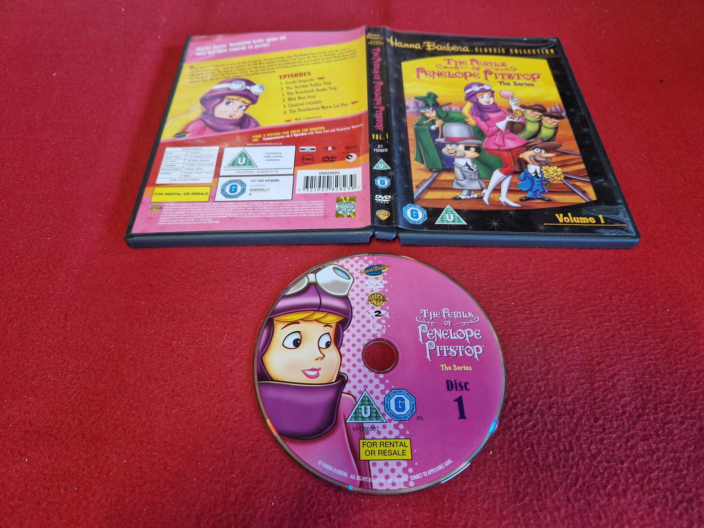THE PERILS OF PENELOPE PITSTOP THE SERIES VOL. 1 till DVD