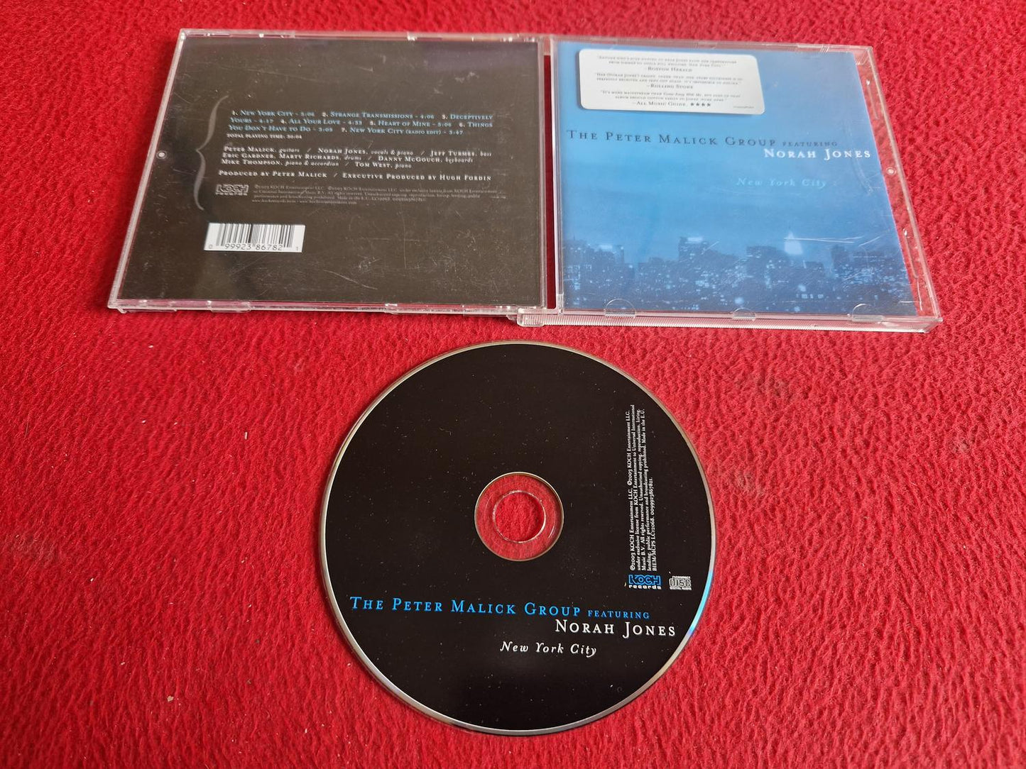THE PETER MALICK GROUP FEAT NORAH JONES NEW YORK CITY CD
