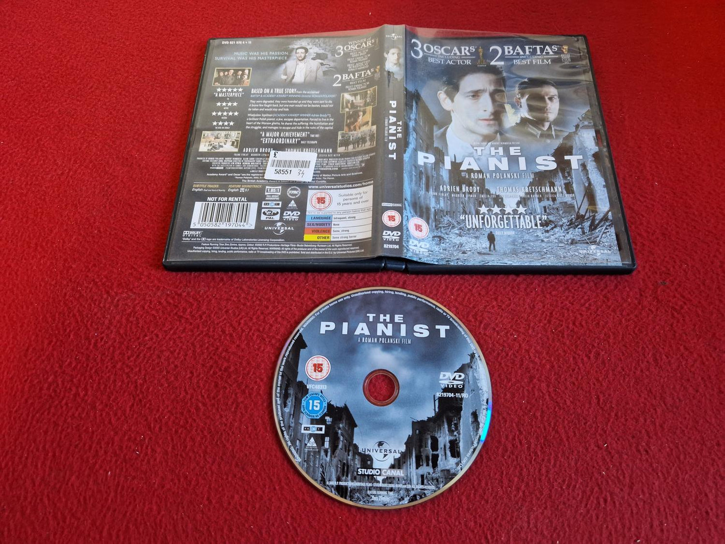 THE PIANIST DVD