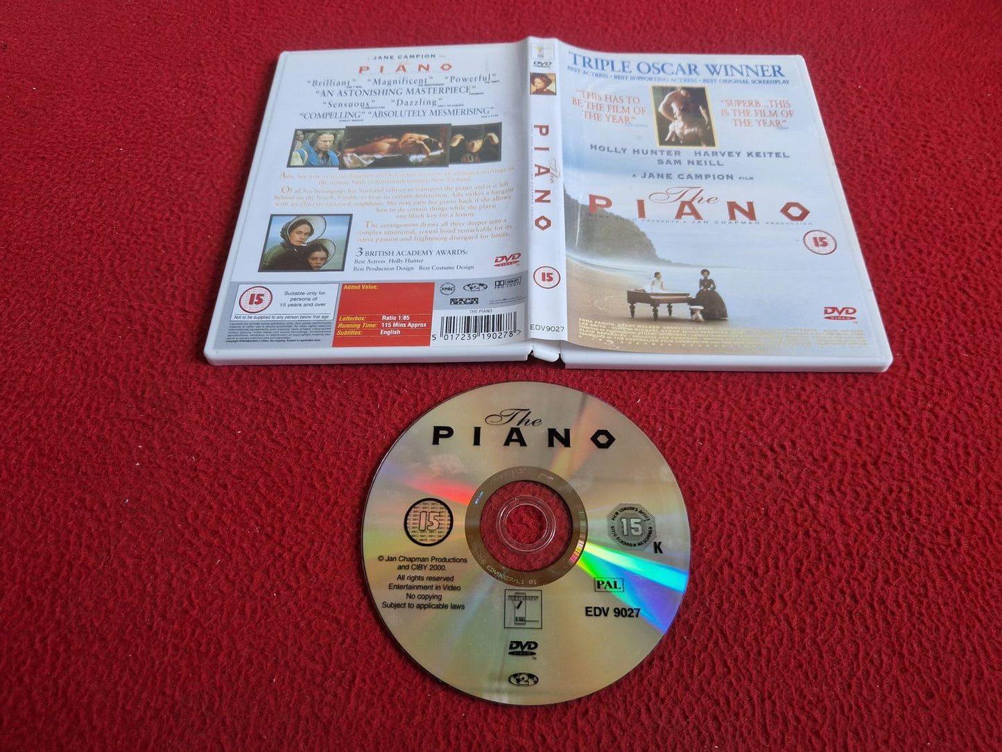 THE PIANO DVD