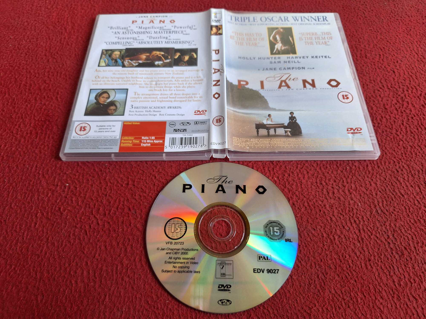 THE PIANO DVD