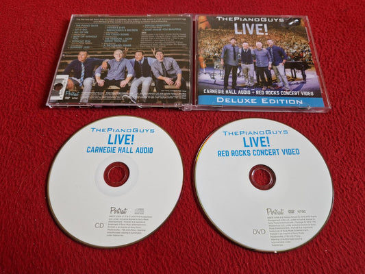 THE PIANO GUYS LIVE! CARNEGIE HALL AUDIO+RED ROCKS CONCERT VIDEO DELUXE CD / DVD