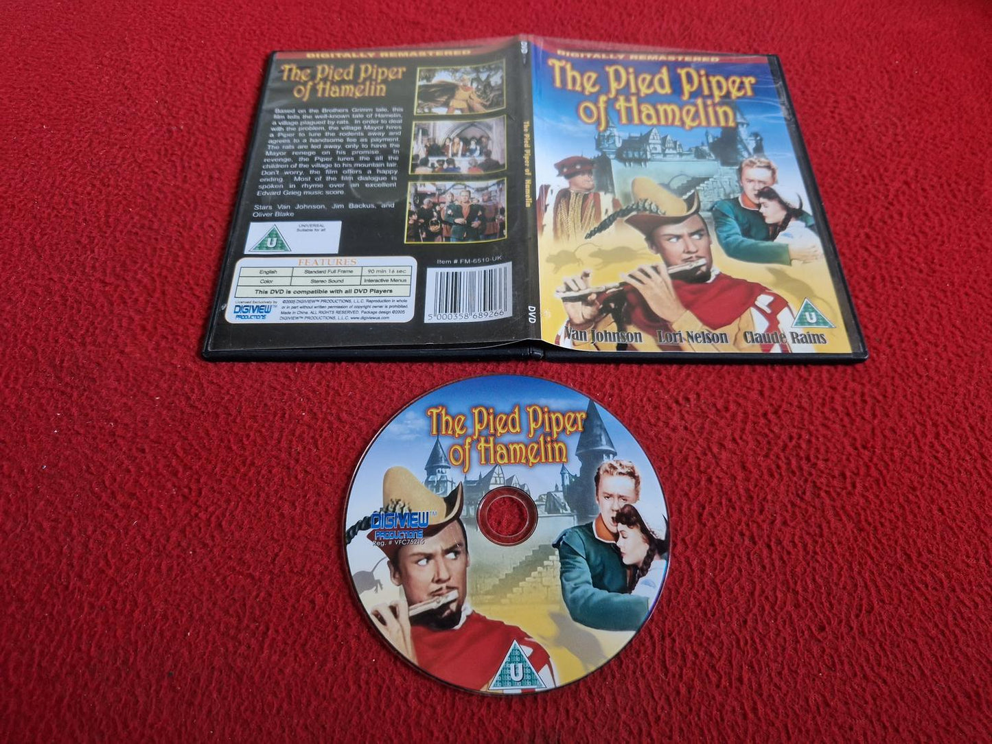 THE PIED PIPER OF HAMELIN DVD