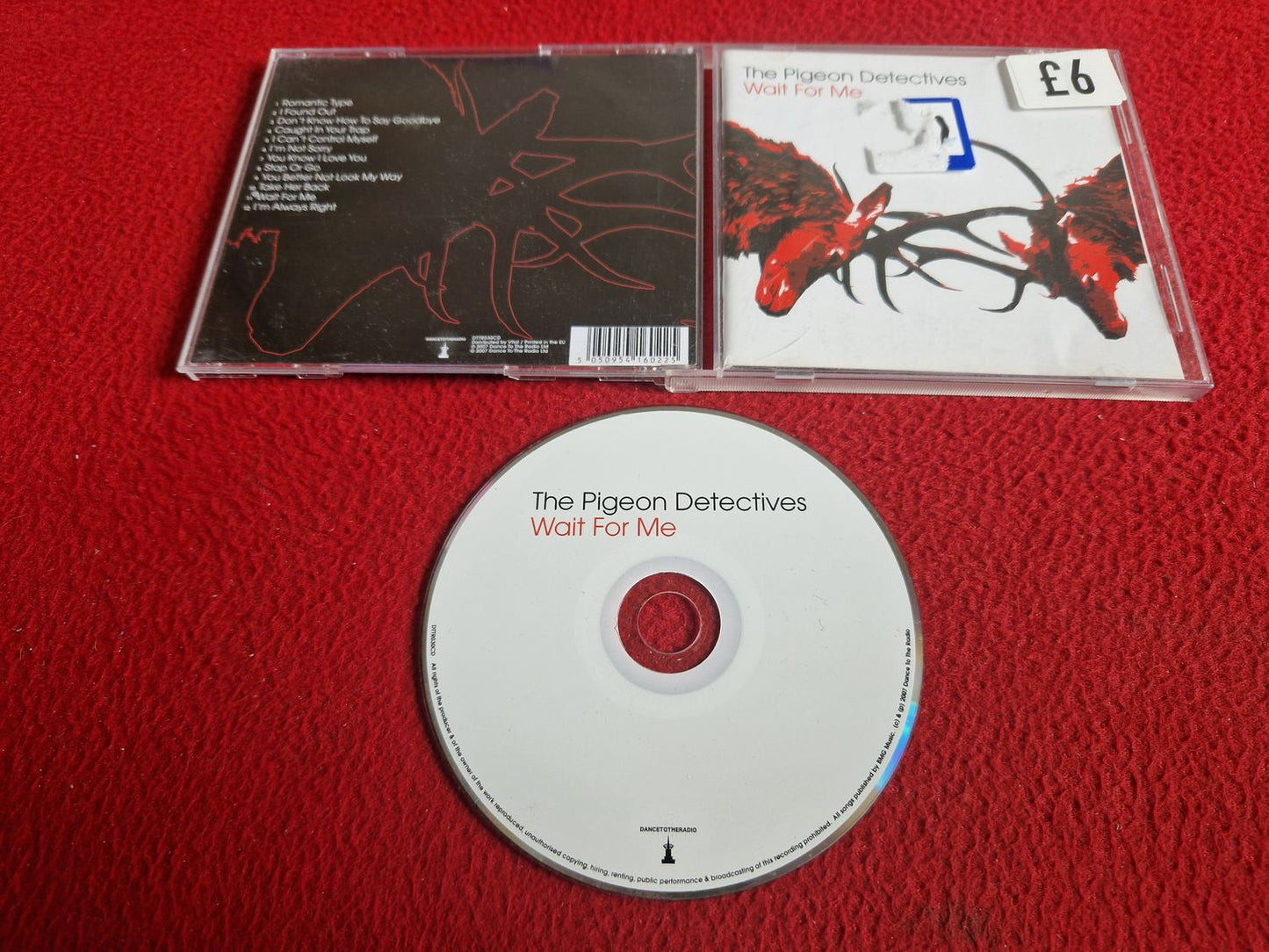THE PIGEON DETECTIVES WAIT FOR ME CD