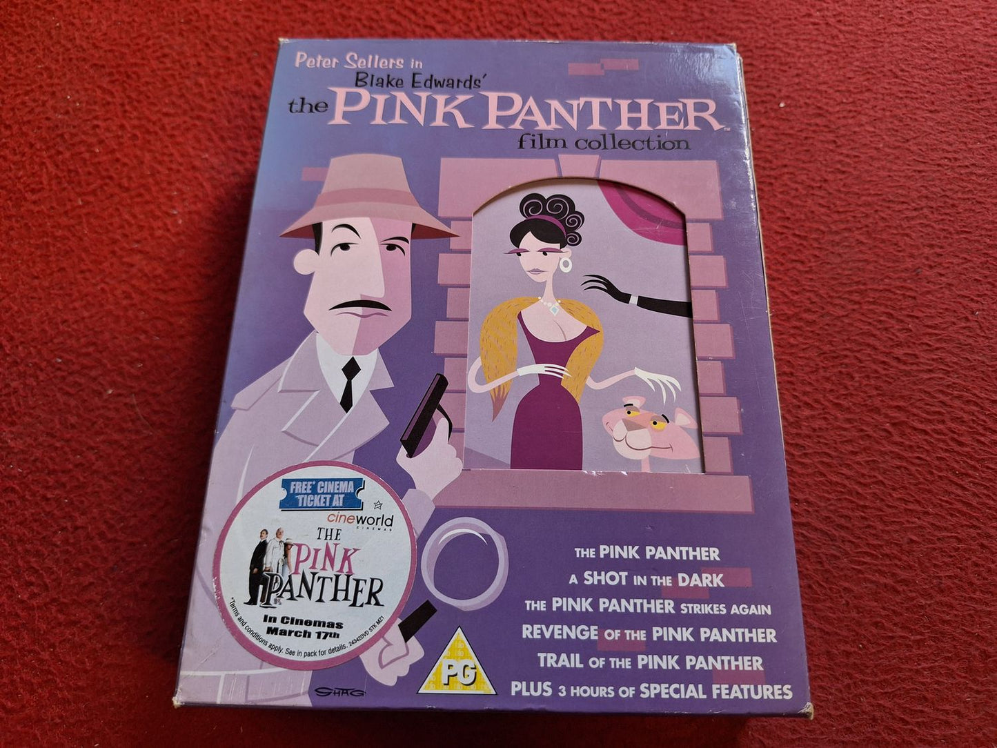 THE PINK PANTHER FILM COLLECTION BOX DVD