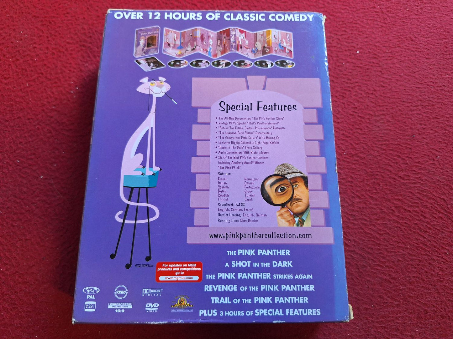 THE PINK PANTHER FILM COLLECTION BOX DVD