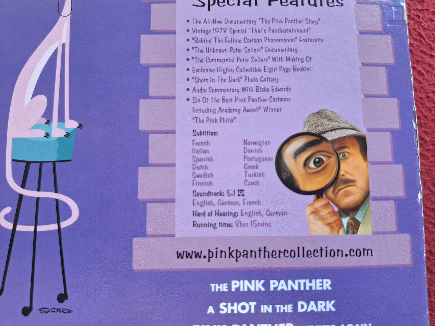 THE PINK PANTHER FILM COLLECTION BOX DVD