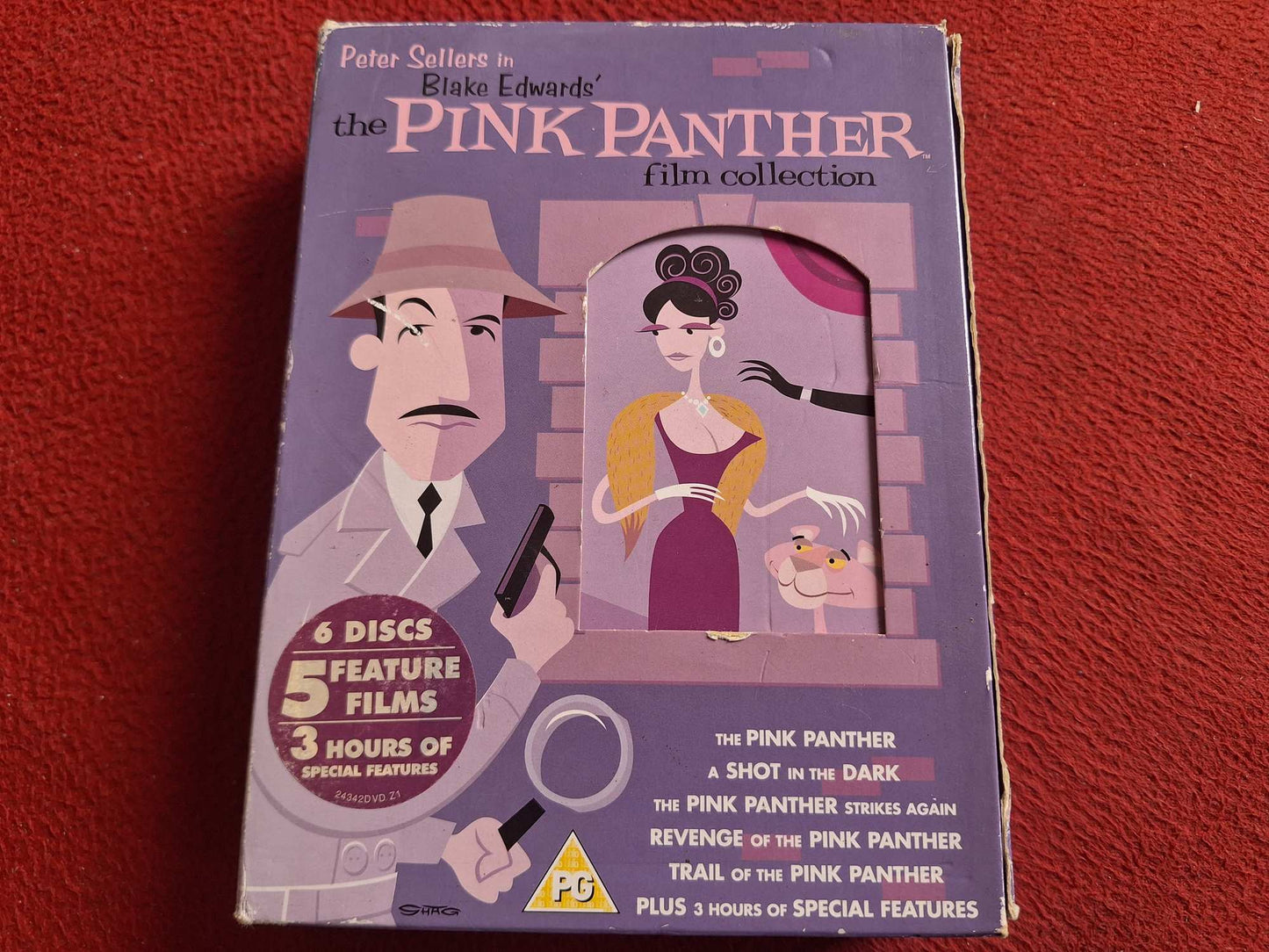 THE PINK PANTHER FILM COLLECTION [ SVENSK TEXT ] BOX DVD
