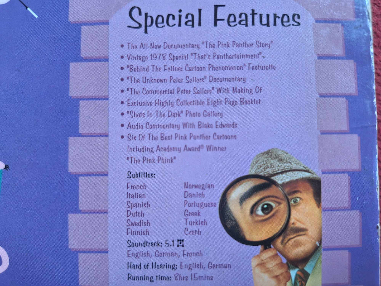 THE PINK PANTHER FILM COLLECTION [ SVENSK TEXT ] BOX DVD