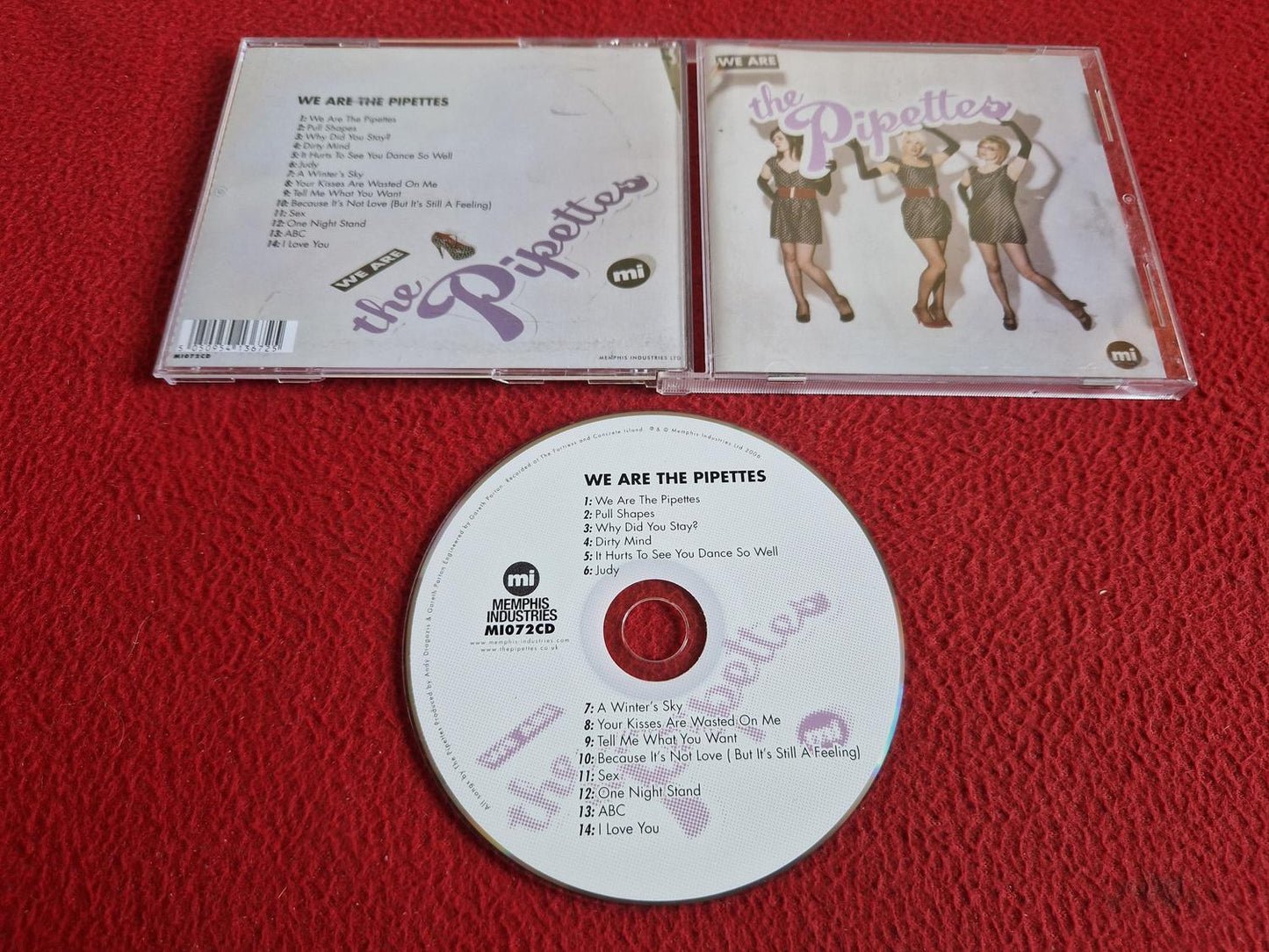 THE PIPETTES WE ARE THE PIPETTES CD