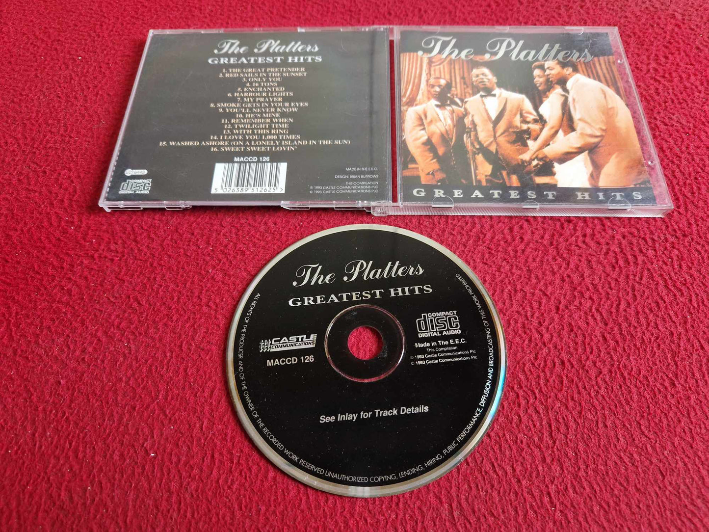 THE PLATTERS GREATEST HITS CD