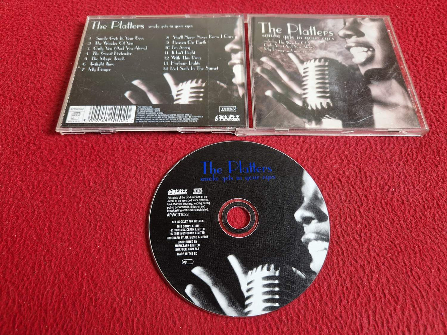THE PLATTERS SMOKE GETS IN YOUR EYES CD