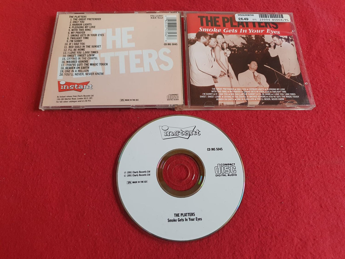 THE PLATTERS SMOKE GETS IN YOUR EYES till CD