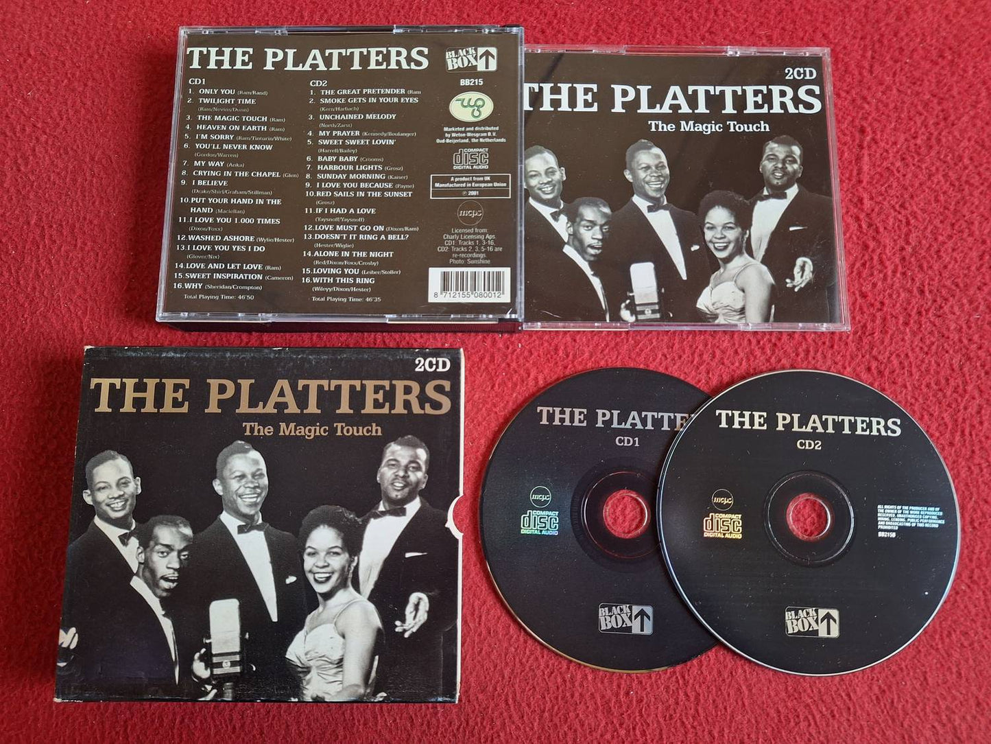 THE PLATTERS THE MAGIC TOUCH CD BOX