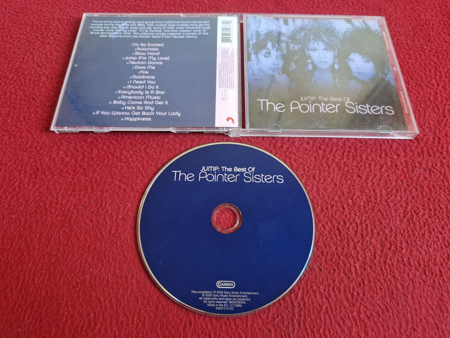 THE POINTER SISTERS JUMP THE BEST OF CD