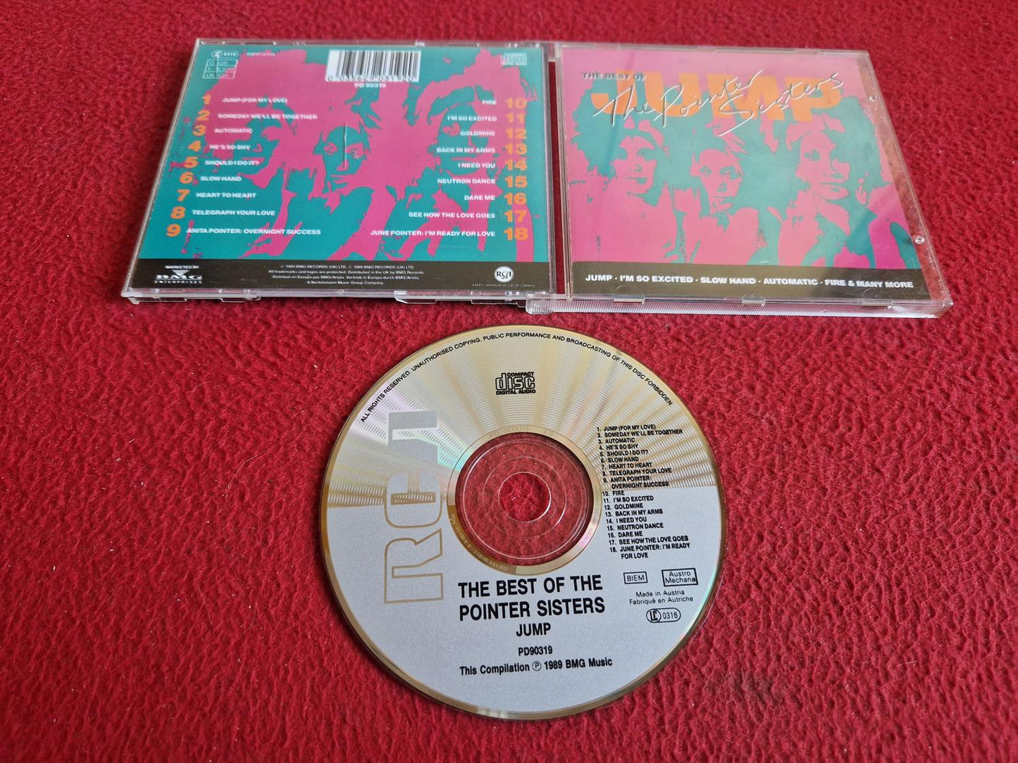 THE POINTER SISTERS JUMP THE BEST OF CD
