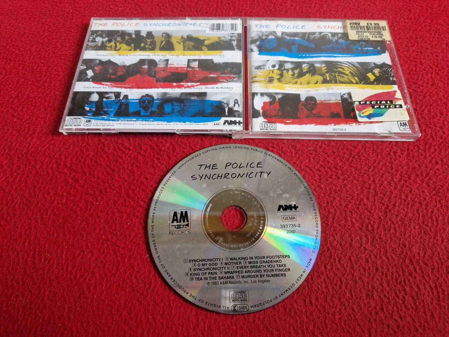 THE POLICE SYNCHRONICITY CD