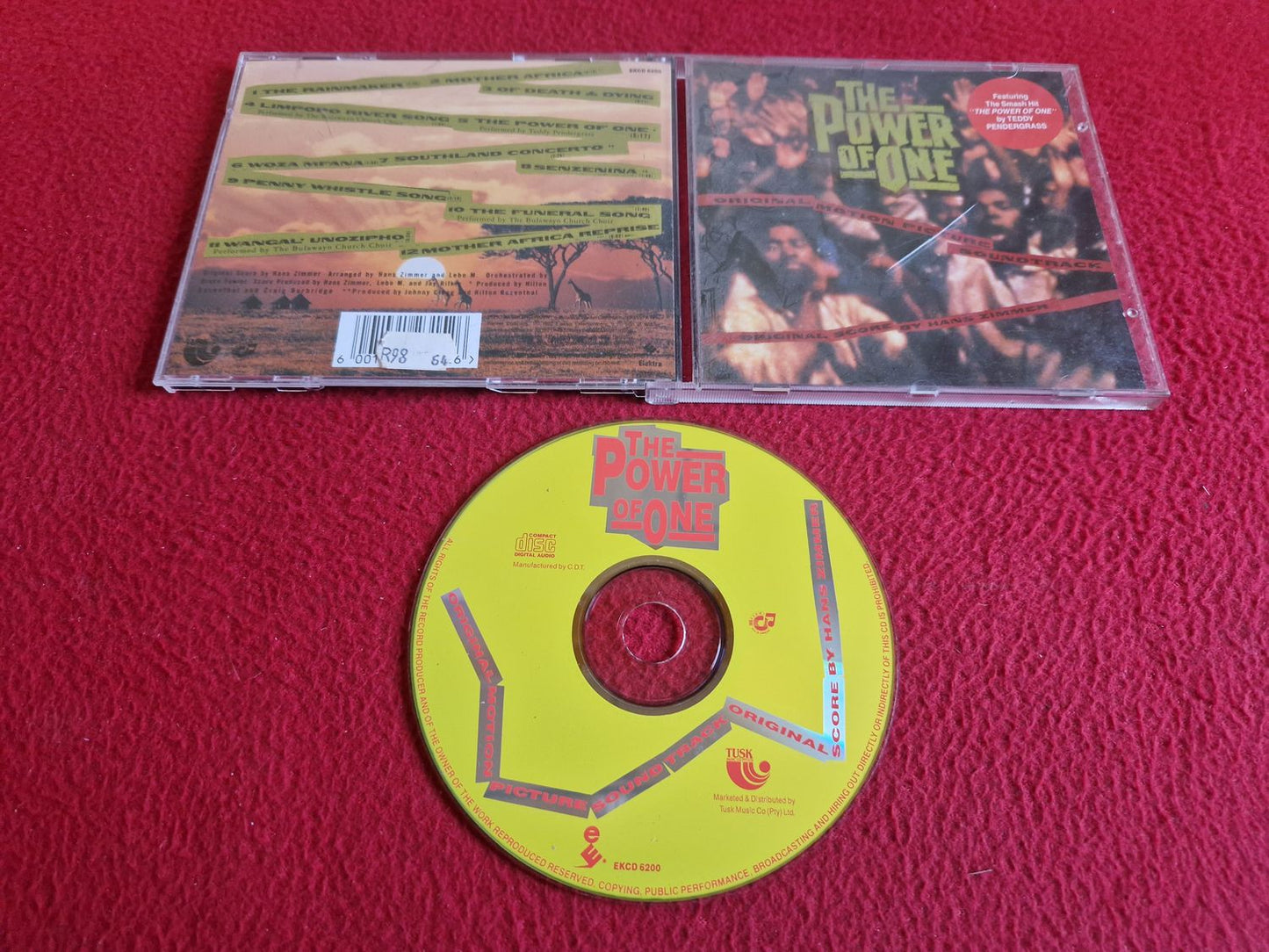 THE POWER OF ONE ORIGINAL MOTION PICTURE SOUNDTRACK CD