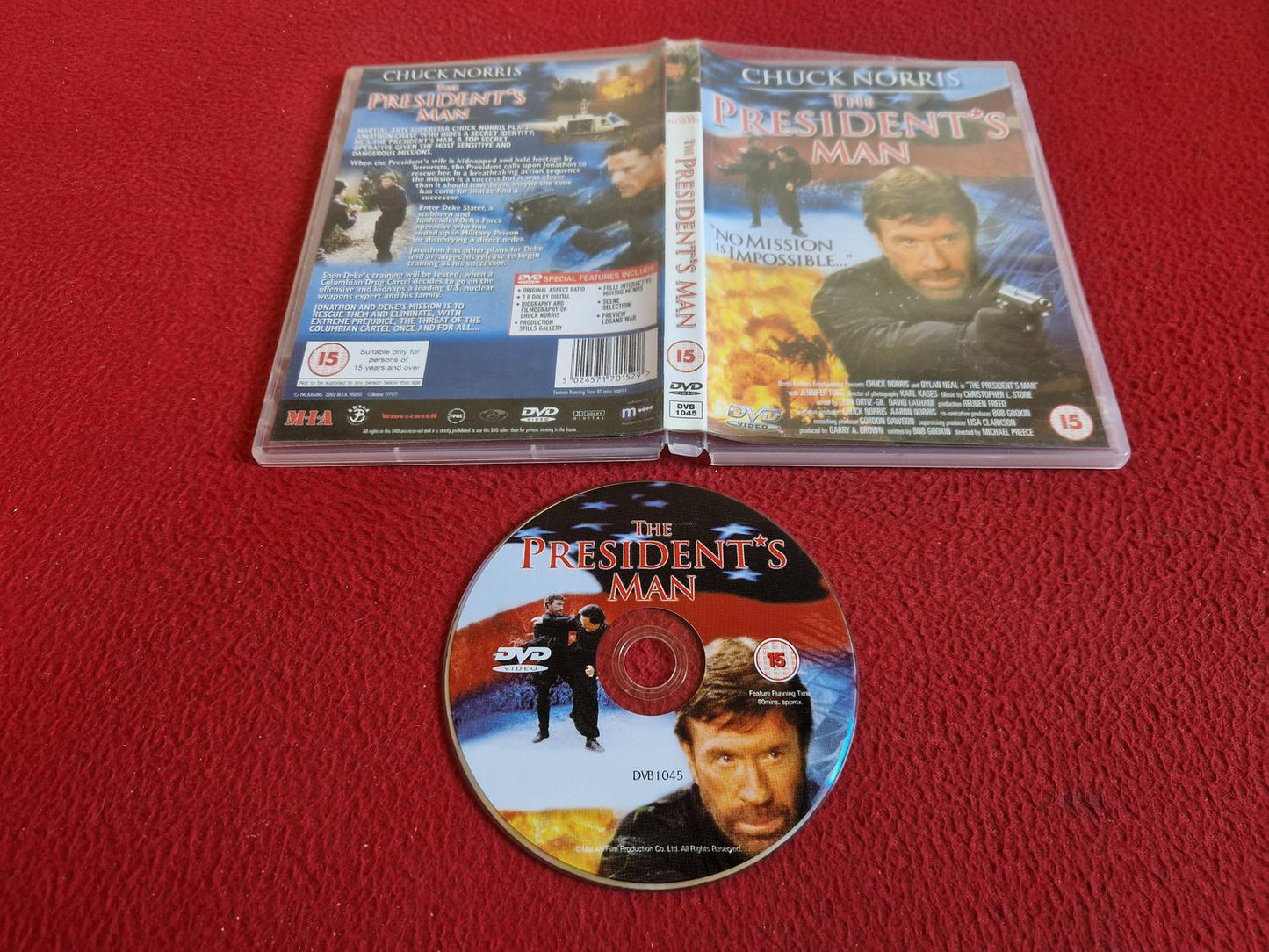 THE PRESIDENT'S MAN [ CHUCK NORRIS ] DVD