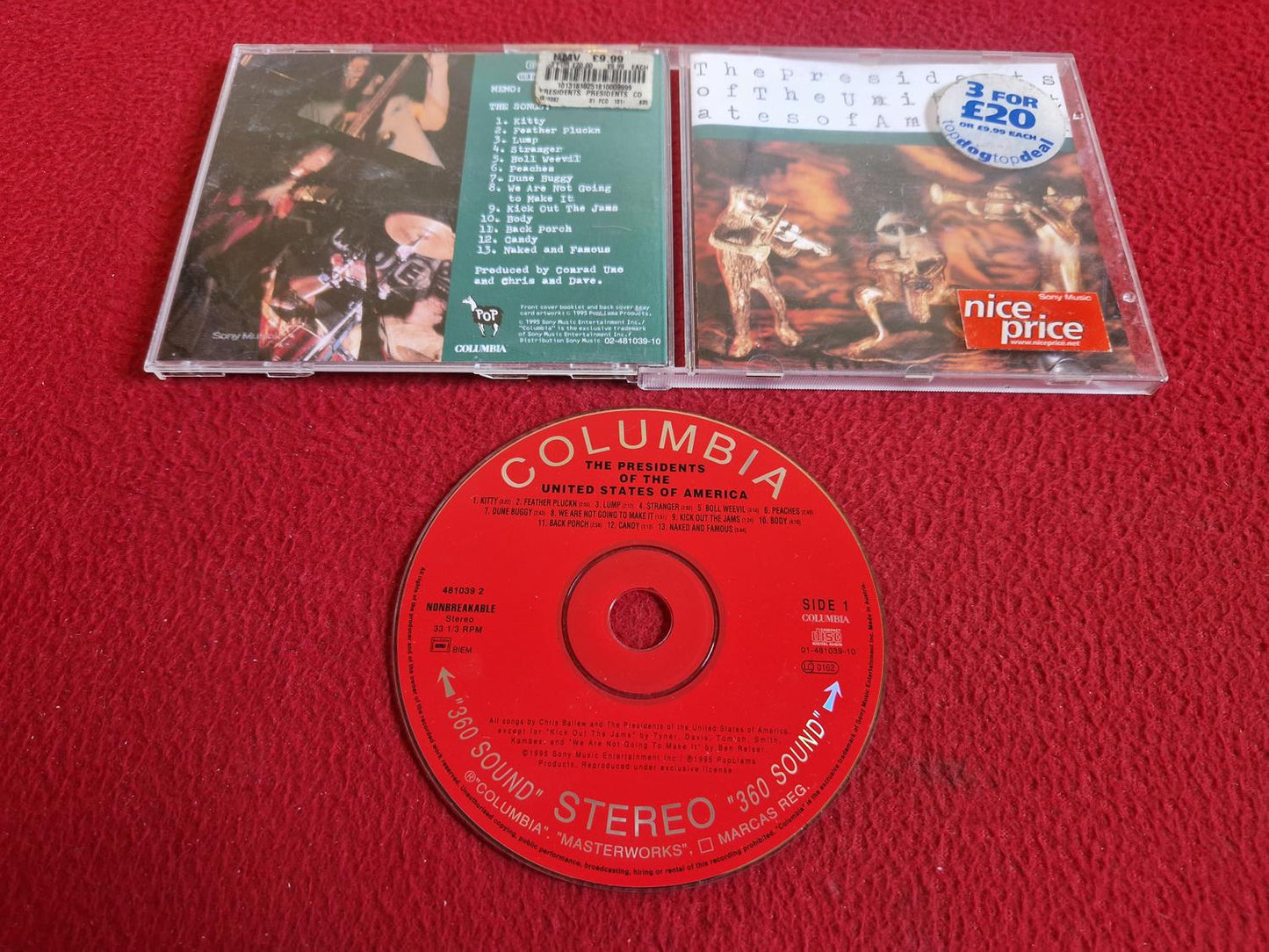THE PRESIDENTS OF THE UNITED STATES OF AMERICA S/T CD